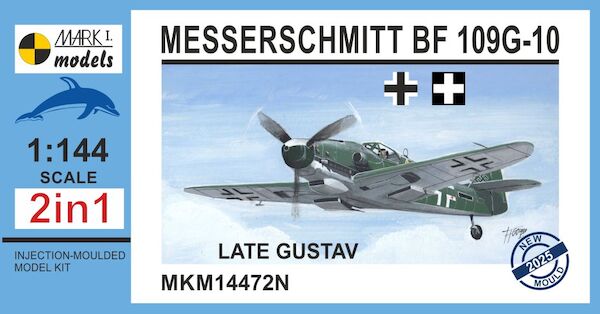 Messerschmitt Bf 109G-10 'Late Gustav' (2in1 - two kits included)  MKM14472N