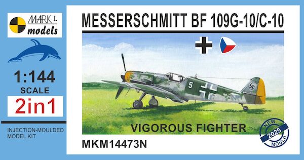 Messerschmitt Bf 109G-10/Avia C-10 'Vigorous Fighter'(2in1 - two kits included)  MKM14473N
