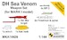 Sea Venom Weapon Set (resin parts & decals), for MKM MKA14426
