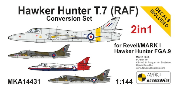 Hunter T.7 (RAF) Conversion Set (2in1) (Revell) MKA14431