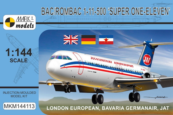 BAC/Rombac 1-11-500 (London European, Bavaria Germanair, JAT) MKM144113