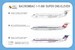 BAC/Rombac 1-11-500 (London European, Bavaria Germanair, JAT)  MKM144113