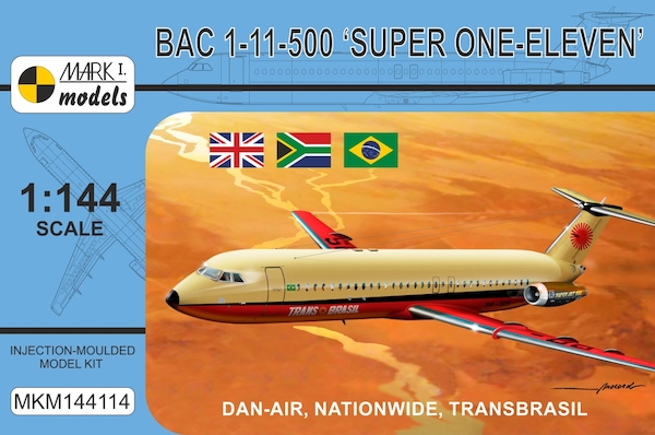 BAC 1-11-500 (Dan-Air, Nationwide, Trans Brasil)  MKM144114
