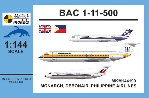 BAC 1-11-500 ‘Monarch, Debonair, PAL’  MKM14411499