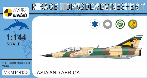 Mirage IIIDP/5SDD/5DM/Nesher T Two-seater 'Asia & Africa' MKM144133