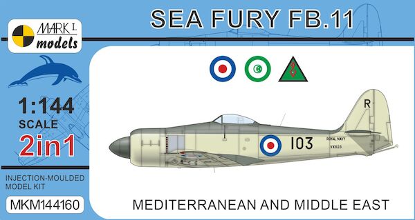 Hawker Sea Fury FB.11/F.1 'Mediterranean & Middle East' (2 model included) MKM144160