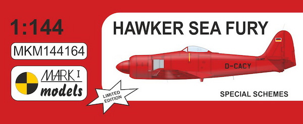 Hawker Sea Fury 'Special Schemes' Incl. MLD 6-38 ´Aerobats´ orange nose (1 model only) MKM144164