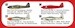 Hawker Sea Fury 'Special Schemes' Incl. MLD 6-38 ´Aerobats´ orange nose  (1 model only)  MKM144164