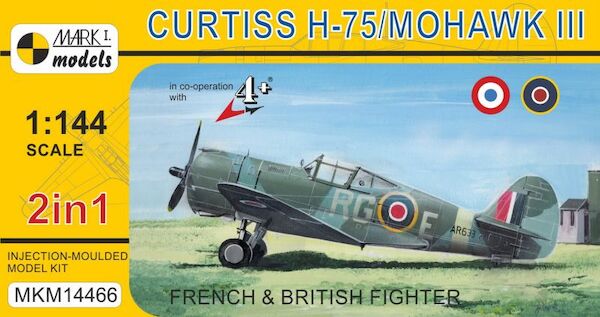 Curtiss H-75/Mohawk Mk.III 'French & British Fighter' (2 kits included) MKM14466
