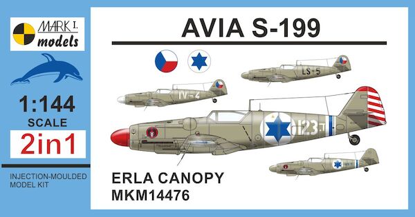 Avia S-199 'Erla Canopy' (2in1 - two kits included) MKM14476