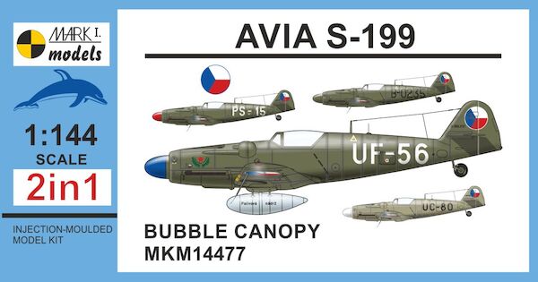 Avia S-199 'Bubble Canopy'  (2in1 - two kits included)  MKM14477