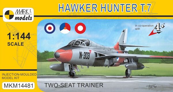 Hawker Hunter T.7 'Two-seat Trainer' Including KLu Markings (2 only) MKM14481