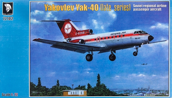 Yakovlev Yak40 Late Series (Aeroflot, Cubana, Syrian) MRM72102-1