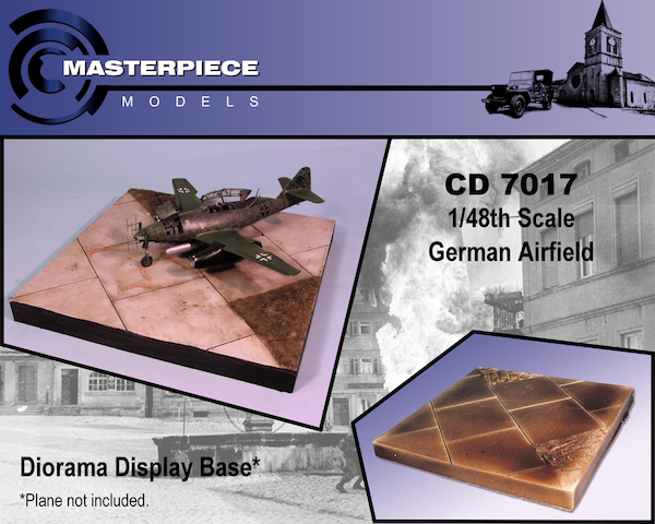German Airfield diorama display base  CD7017