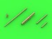 Mikoyan MiG15 & Mig15bis Gun barrels, Antenna base and Pitot Tube (Eduard) AM-144-026