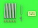 P47 Thunderbolt - details set - Browning .50 blast tubes, gunsight and Pitot Tube AM-24-016