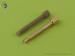 Messerschmitt Bf109E-3 to -E-9, and -T armament set (MG 17 tips, MG FF barrels)  AM-32-005