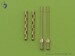 British Mk 2 Browning .303 caliber (7,7mm) with flash mussle (2pc)  AM-32-011