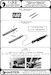 German aircraft autocannon MG FF - turned barrels and etched sights (2pcs) AM-32-027