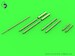 Focke Wulf Fw190A-6 armament set (MG17 barrel tips, MG151 barrels, MG151 fairings) & Pitot Tube AM-32-064