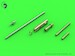 Mikoyan MiG15 & MiG15bis - gun barrels set, antenna base & Pitot Tube  AM-32-068