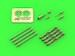 PZL P.11c  - details set - wz. 33 machine gun barrels, gunsight and Venturi Tube (IBG) AM-32-120