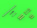 Grumman F4F-3 Wildcat LATE - .50 Browning gun barrels with round holes & Pitot Tube (two options) AM-32-126