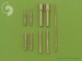 Focke Wulf Fw190 A2 - A5 armament set (MG 17 barrel tips, MG FF barrels, MG151 barrels in fairings) & Pitot Tube AM-48-017