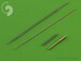 Messerschmitt Me163B Komet - armament set (MG 151 barrel tips) & Pitot Tube AM-48-052