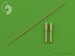 Messerschmitt Me163B Komet - armament set (MG 151 barrel tips) & Pitot Tube AM-48-052