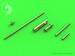 Mikoyan MiG15 & MiG15bis - gun barrels set, antenna base & Pitot Tube AM-48-089