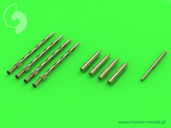 De Havilland Mosquito NF Mk.II / FB Mk.VI - Pitot tube & armament set (Browning .303 barrels and Hispano 20mm barrel tips) AM-48-111