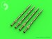 De Havilland Mosquito NF Mk.II / FB Mk.VI - Pitot tube & armament set (Browning .303 barrels and Hispano 20mm barrel tips)  AM-48-111