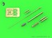 AH64 Apache M230 Chain gun Barrel, Pitot Tubes and tail antennae AM-48-125