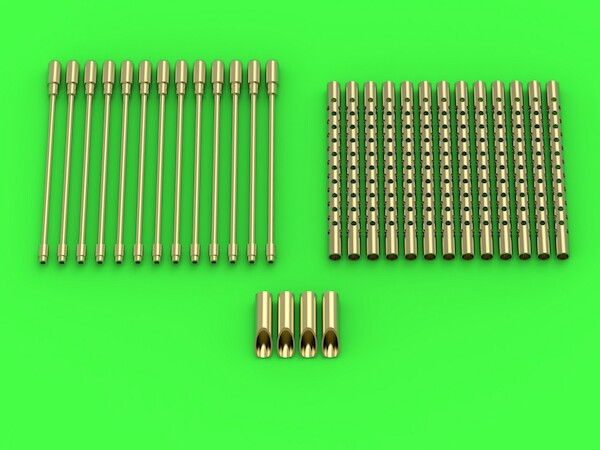 Boeing B17 Flying Fortress Machine Gun Set - Browning M2 .50 cal barrels with anti flash  AM-48-138