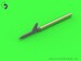 P47 Thunderbolt - details set - Browning .50 blast tubes, gunsight and Pitot Tube AM-48-155