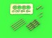 PZL P11c Detail set - MG Barrels, gunsight & Venturi tube AM-48-160
