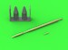 Sepecat Jaguar GR1 (Early) Pitot tube and AOA probe (Airfix) AM-48-200