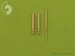 Messerschmitt Bf109 F, G1 - G4 armament set (MG 17 tips) & Pitot Tube AM-72-010