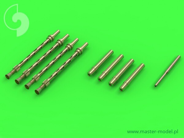De Havilland Mosquito NF Mk.II / FB Mk.VI - Pitot tube & armament set (Browning .303 barrels and Hispano 20mm barrel tips) AM-72-091