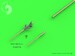 Suchoi Su9/Su11 (Fishpot) Pitot tubes and Missile rail heads AM-72-104