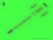 AH64 Apache M230 Chain gun Barrel, Pitot Tubes and tail antennae  AM-72-109