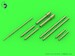 Focke Wulf FW190A-6 Armament set and Pitot Tube (Eduard) AM-72-133