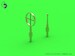 PZL P11a/b/c Detail set - MG Barrels, gunsight & Venturi tube AM-72-150