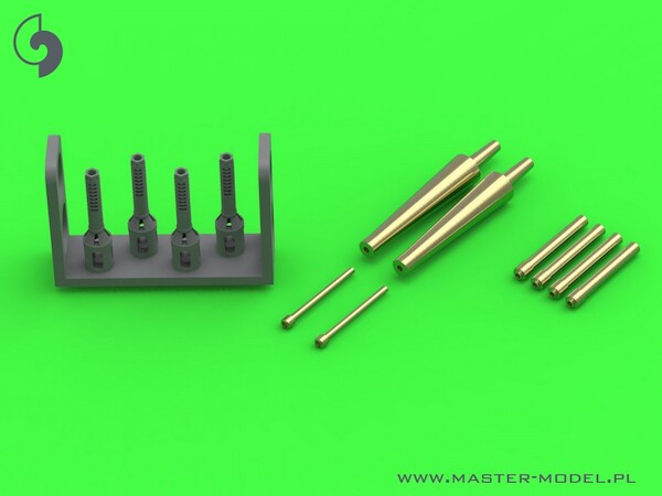 Spitfire MKIIB/MKVb Hispano 20mm cannon in fairing ((Eduard)  AM-72-177