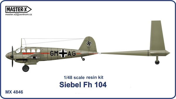 Siebel FH104 Hallore with auxiliary towed fuel tank MX4846