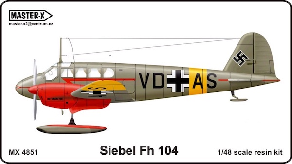 Siebel FH104 Hallore on Ski's MX4851