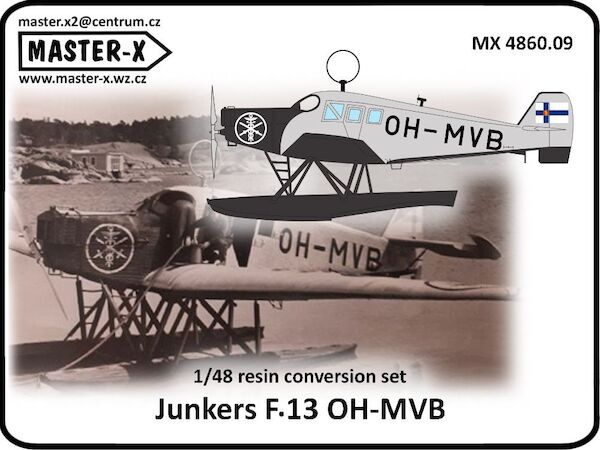 Junkers F.13 "OH-MVB on floats" (Mikro Mir)  MX4860-09