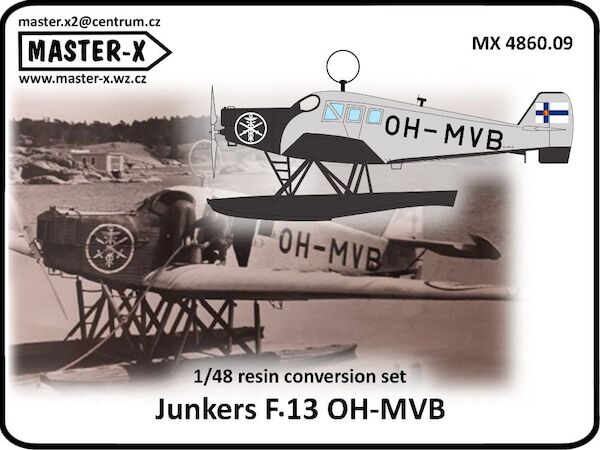 Junkers F.13 "OH-MVB on floats" (Mikro Mir) MX4860-09
