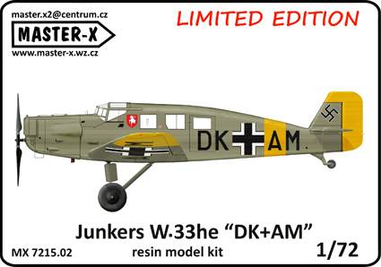 Junkers W.33he (Luftwaffe DK+AM) MX7215-2